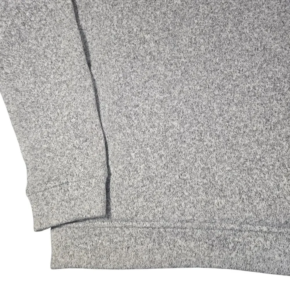 Vineyard Vines Gray Heathered Quarter Zip Pullover Sweater Fleece Girls Large